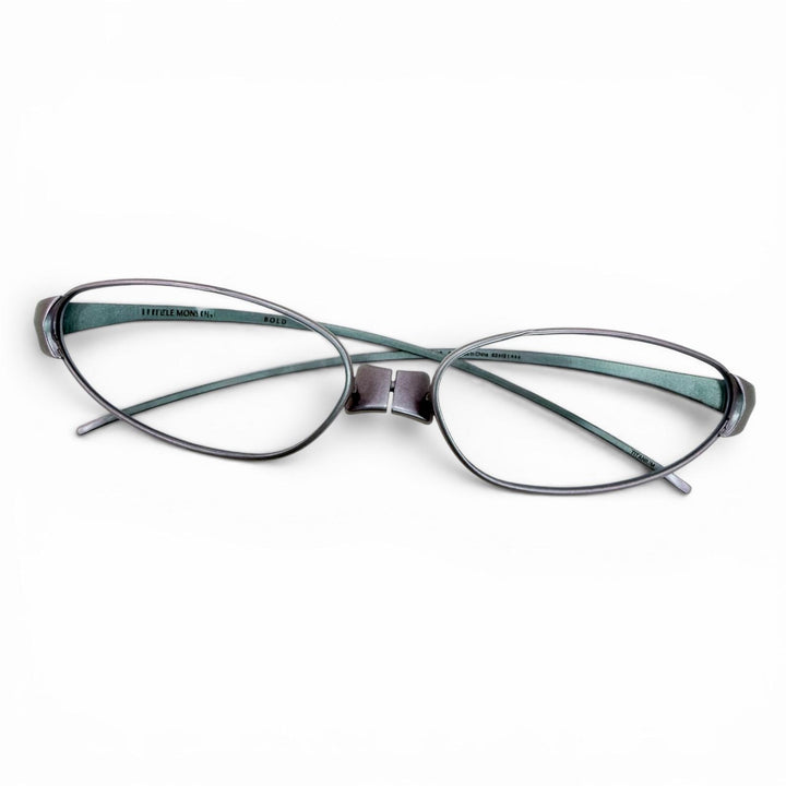 Excellent GENTLE MONSTER Glasses FUSE Metallic blue titanium Women