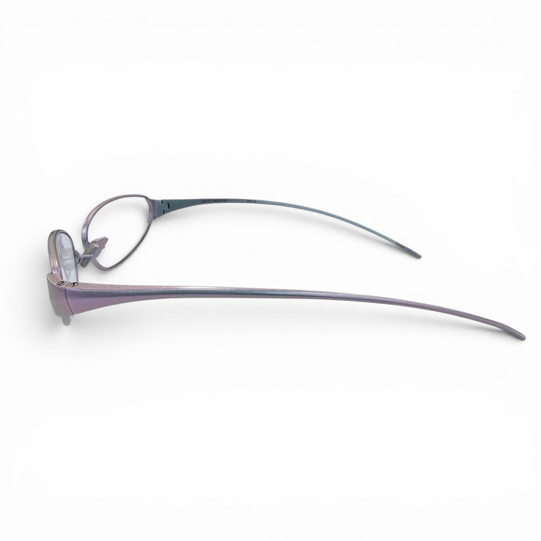 Excellent GENTLE MONSTER Glasses FUSE Metallic blue titanium Women