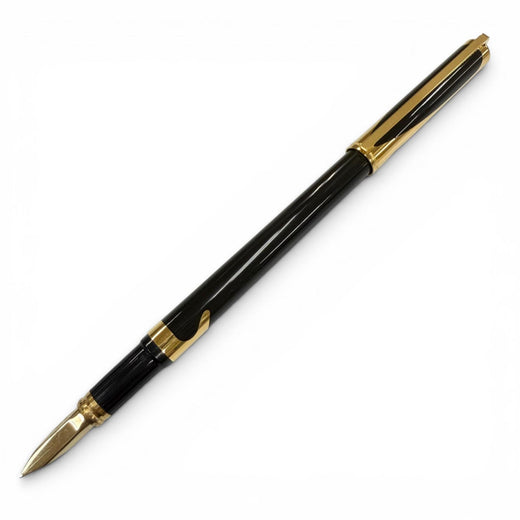 Very Good Dupont fountain pen Art Nouveau Limited Edition black 18K mens
