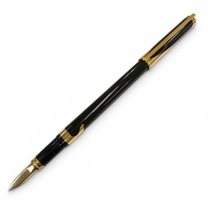 Very Good Dupont fountain pen Art Nouveau Limited Edition black 18K mens