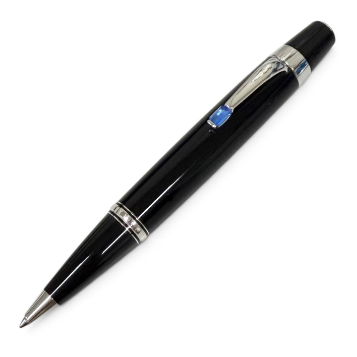 Great MONTBLANC Ballpoint pen BOHEME black Blue Gemstone mens