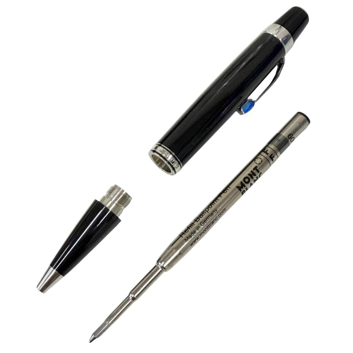 Great MONTBLANC Ballpoint pen BOHEME black Blue Gemstone mens