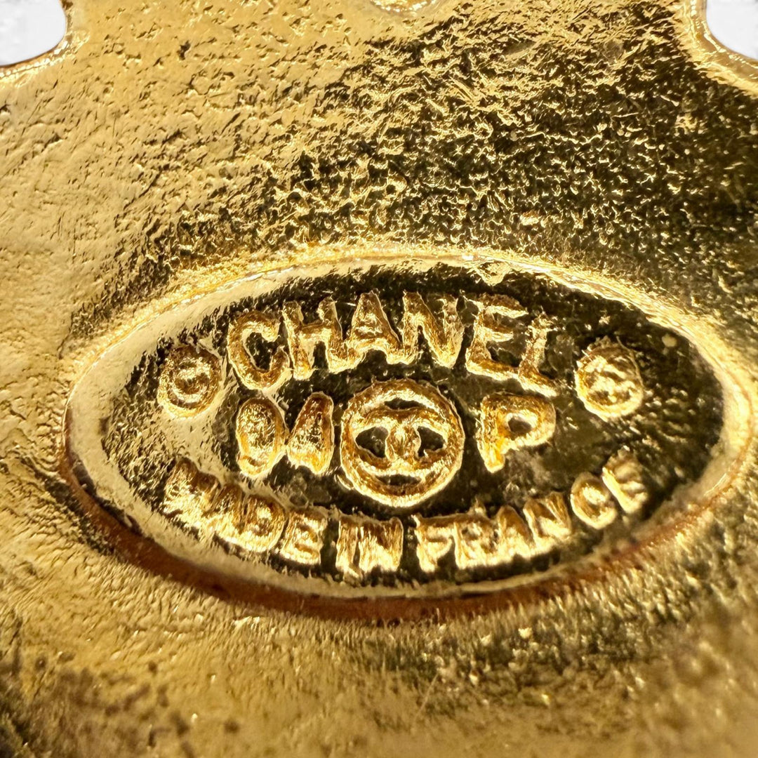 Excellent CHANEL Brooch gold Women 94P
