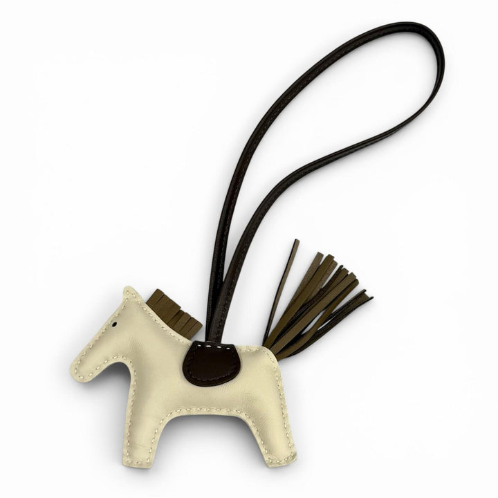 Great HERMES Bag charm Rodeo Charm PM leather Women