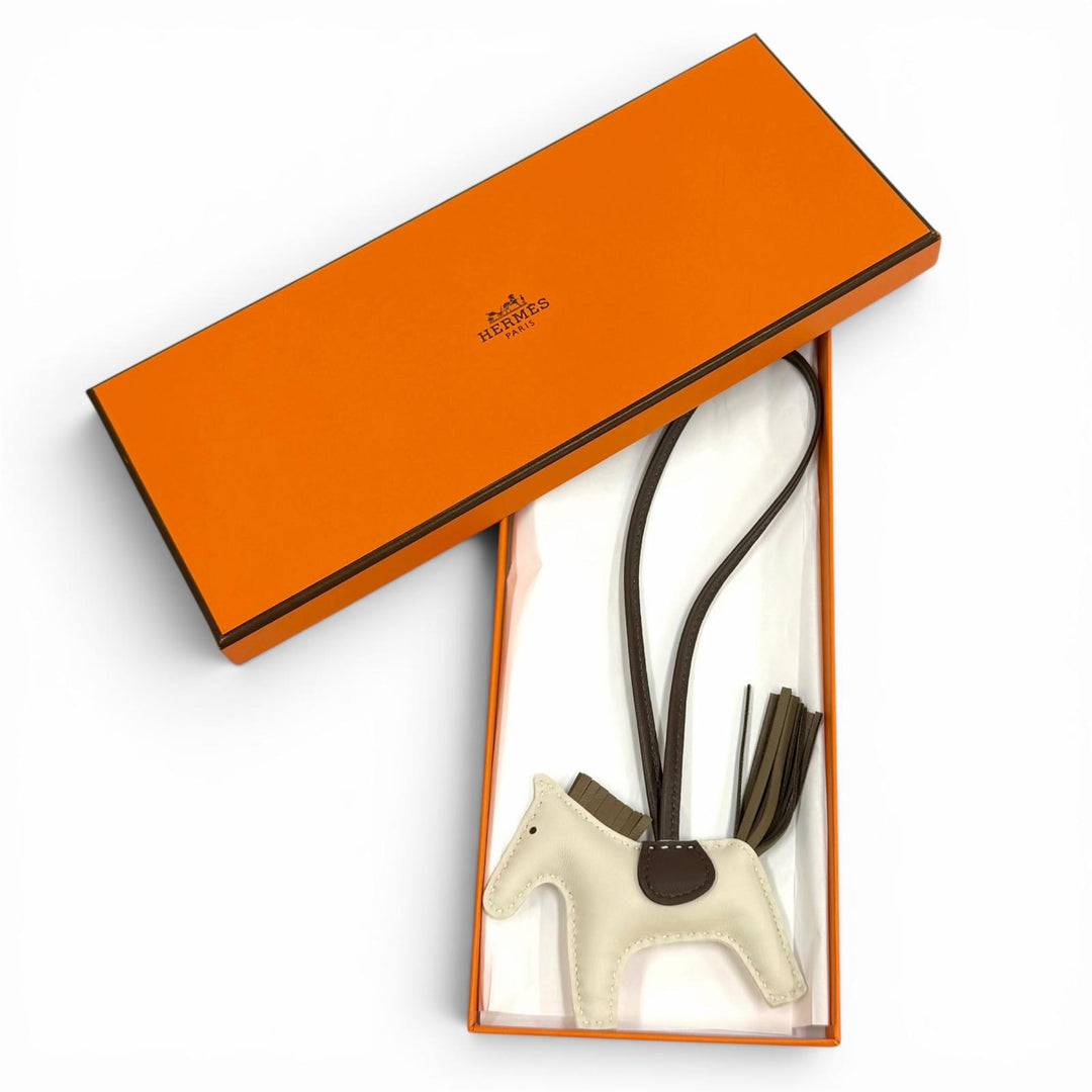 Great HERMES Bag charm Rodeo Charm PM leather Women