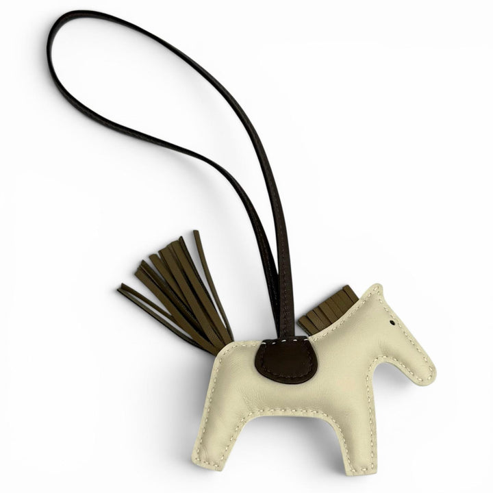Great HERMES Bag charm Rodeo Charm PM leather Women