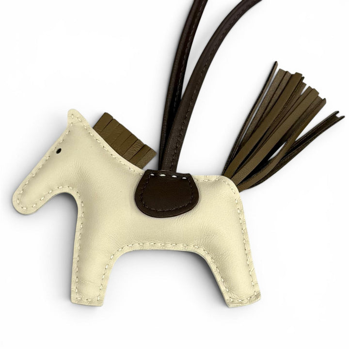 Great HERMES Bag charm Rodeo Charm PM leather Women
