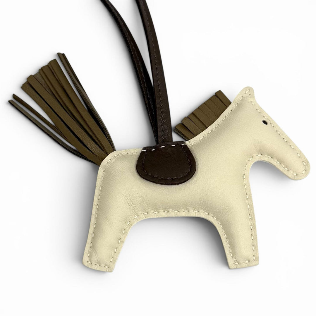 Great HERMES Bag charm Rodeo Charm PM leather Women