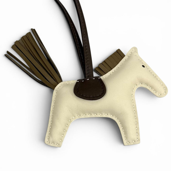 Great HERMES Bag charm Rodeo Charm PM leather Women
