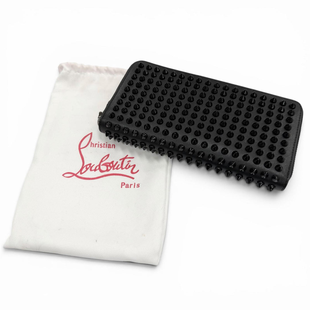 Pristine Christian Louboutin Purse black leather mens