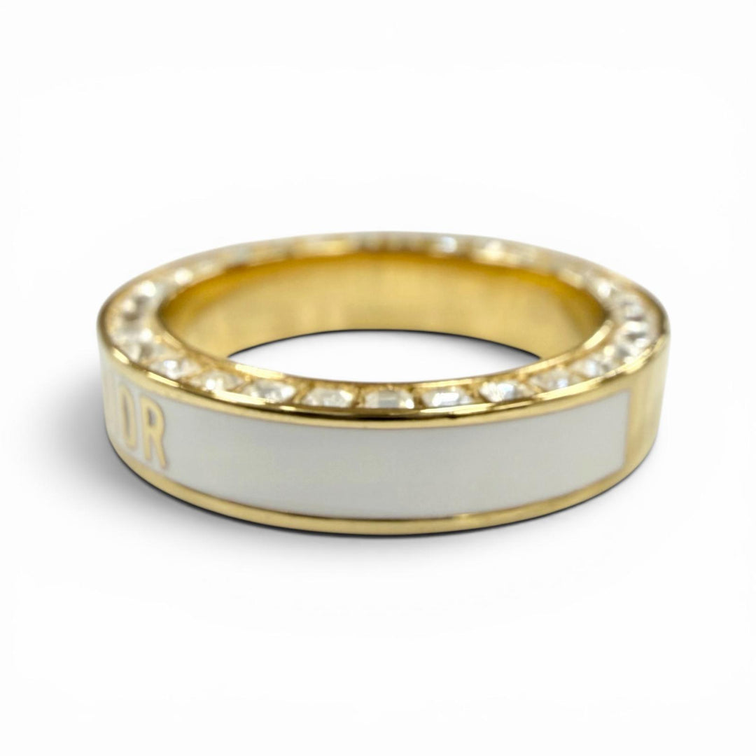 Excellent DIOR Ring ring NIGHT CODE Night Code Ring white Women S