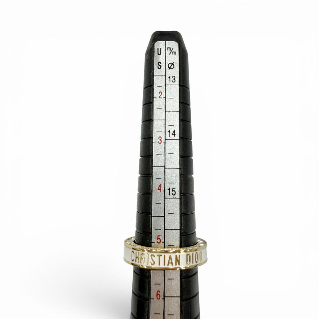 Excellent DIOR Ring ring NIGHT CODE Night Code Ring white Women S