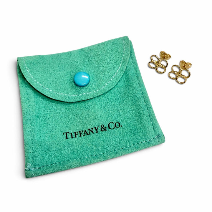 Excellent TIFFANY&Co. Quadrofolio Pierce Four leaf clover motif Yellow Gold