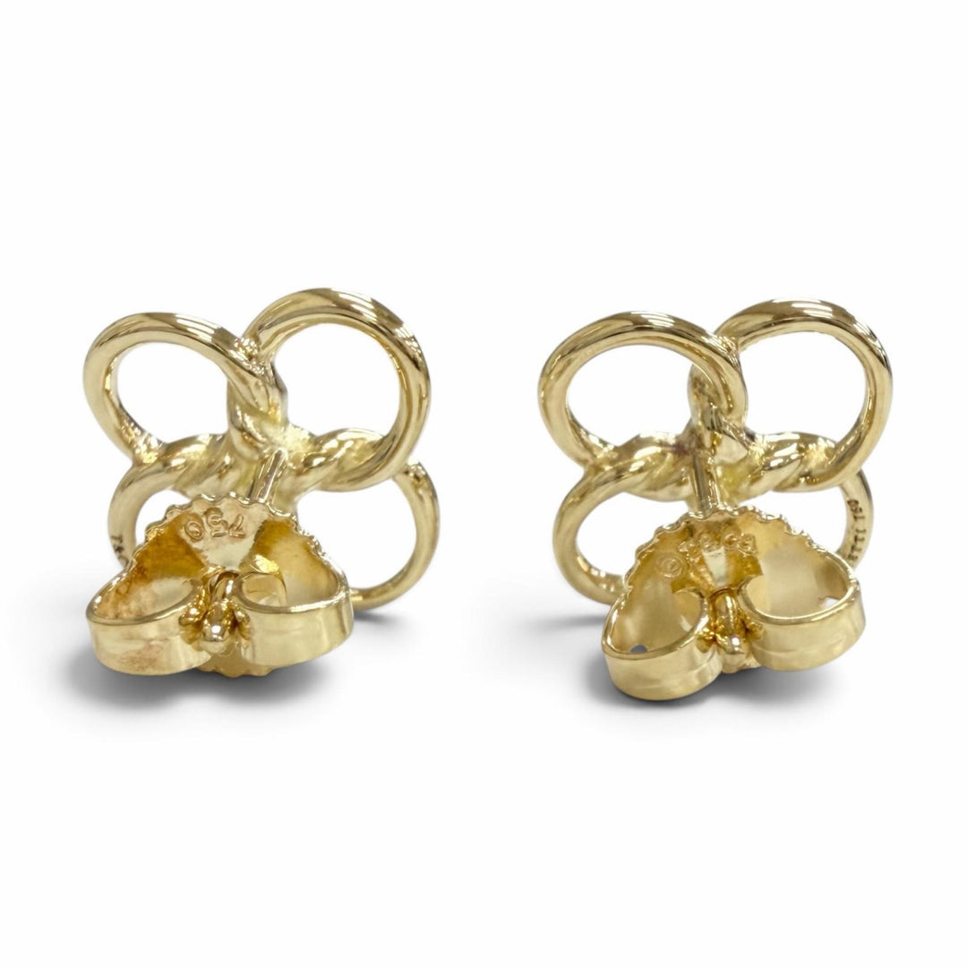 Excellent TIFFANY&Co. Quadrofolio Pierce Four leaf clover motif Yellow Gold