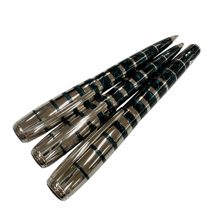 Pristine MONTBLANC fountain pen Author Series 2008: George Bernard Shaw Silver