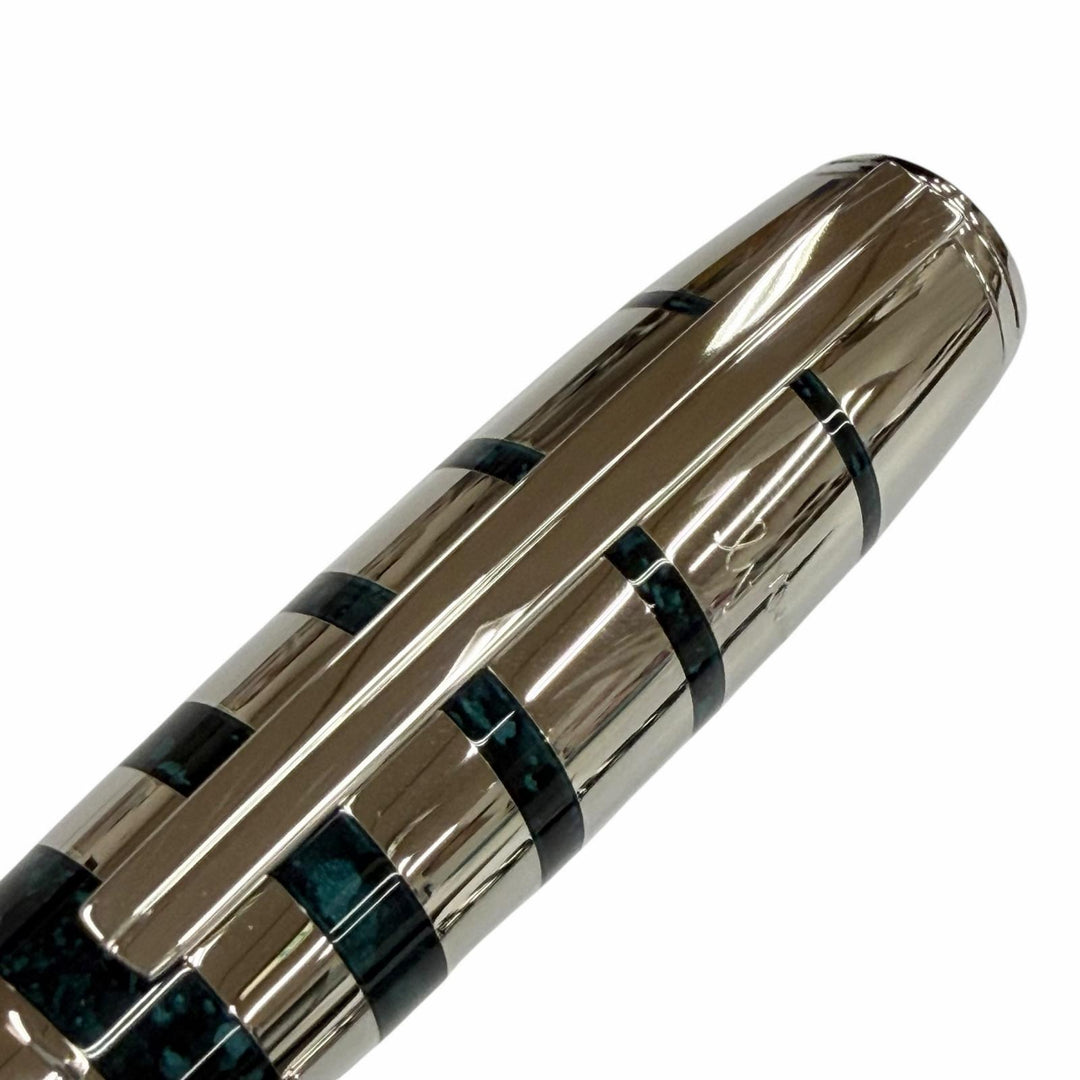 Pristine MONTBLANC fountain pen Author Series 2008: George Bernard Shaw Silver