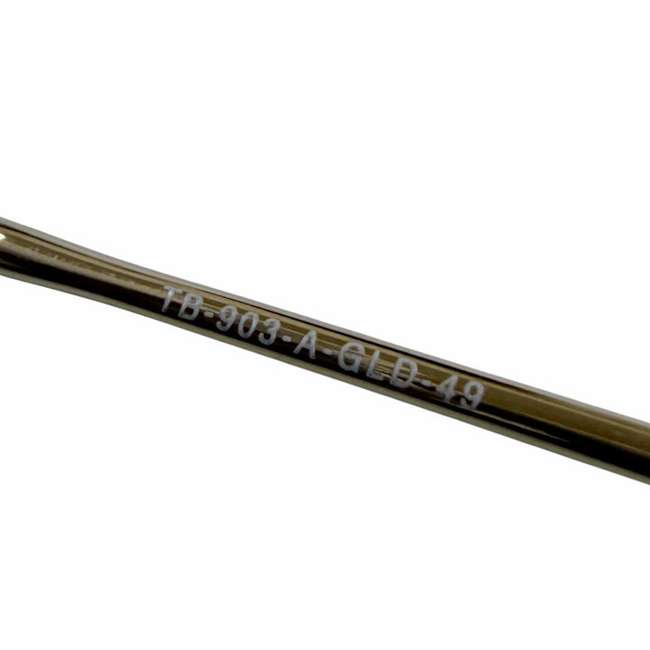 Excellent THOM BROWNE Glasses Two-bridge half-rim Boston style glasses. TB-903
