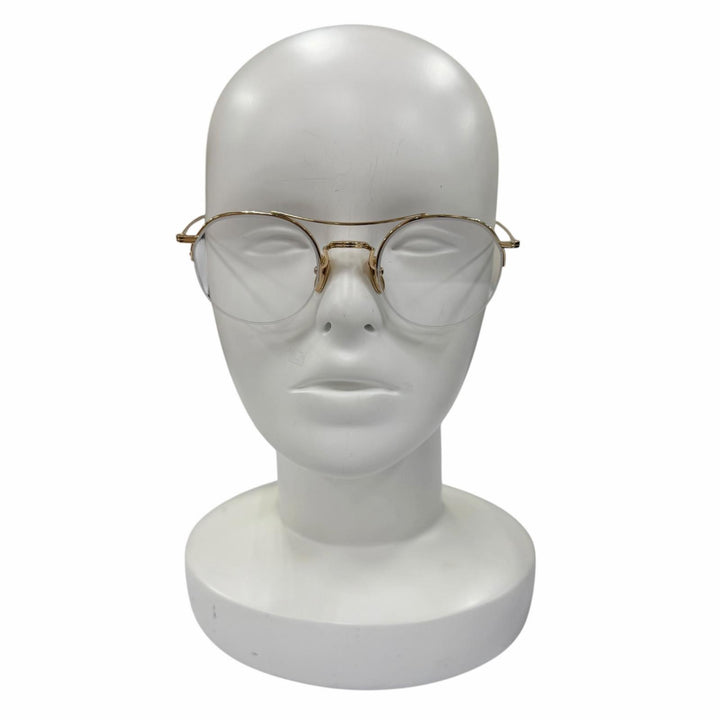 Excellent THOM BROWNE Glasses Two-bridge half-rim Boston style glasses. TB-903