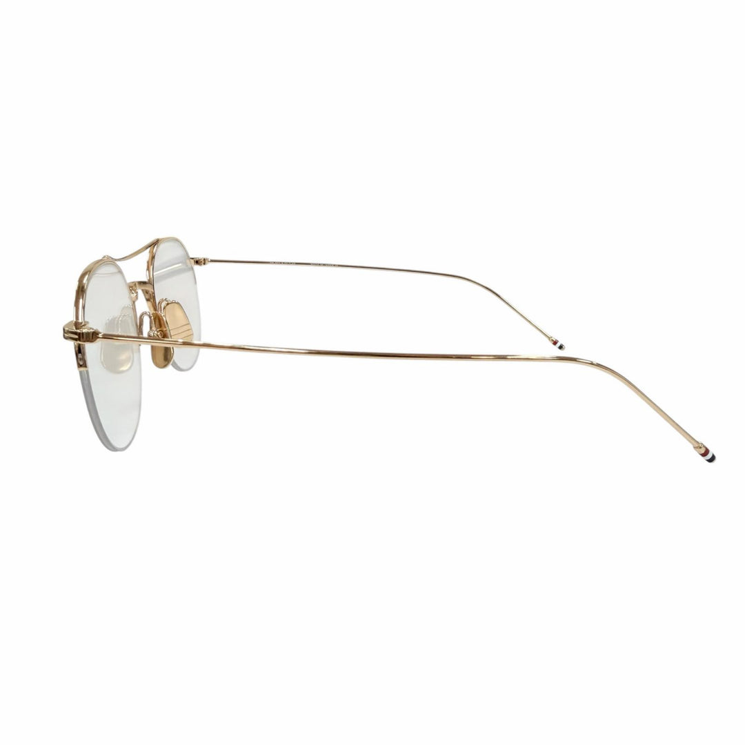 Excellent THOM BROWNE Glasses Two-bridge half-rim Boston style glasses. TB-903