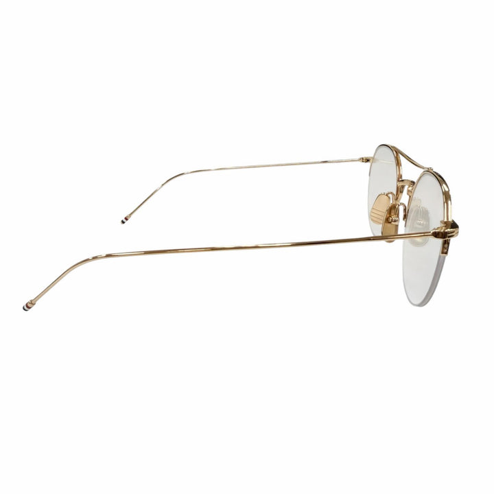 Excellent THOM BROWNE Glasses Two-bridge half-rim Boston style glasses. TB-903