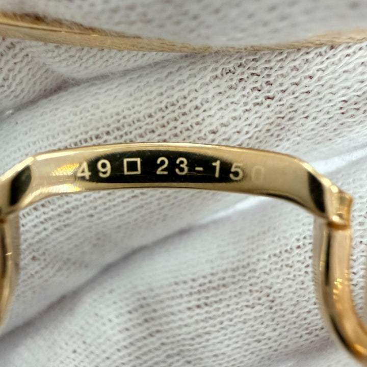 Excellent THOM BROWNE Glasses Two-bridge half-rim Boston style glasses. TB-903
