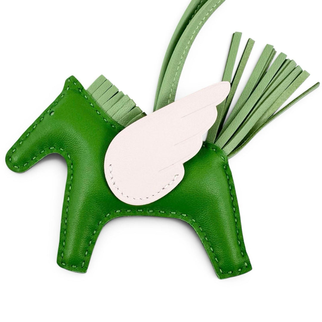 Pristine HERMES charm Rodeo Charm Pegasus PM Vert Yucca Anyo Miro Women