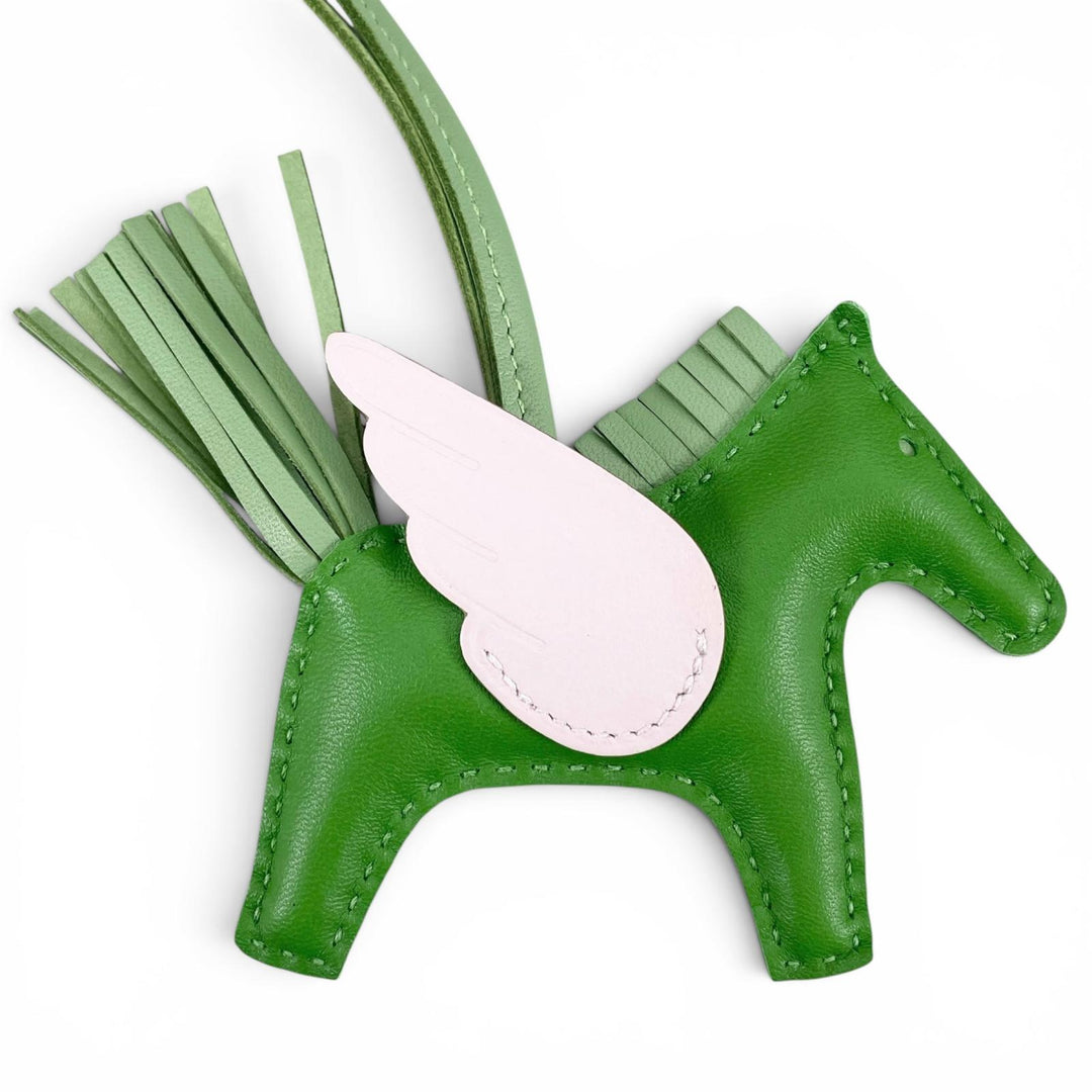 Pristine HERMES charm Rodeo Charm Pegasus PM Vert Yucca Anyo Miro Women