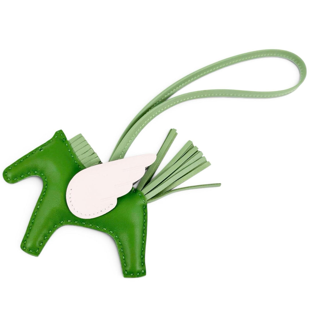 Pristine HERMES charm Rodeo Charm Pegasus PM Vert Yucca Anyo Miro Women
