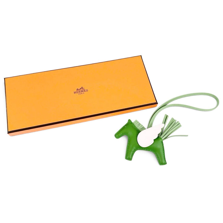 Pristine HERMES charm Rodeo Charm Pegasus PM Vert Yucca Anyo Miro Women