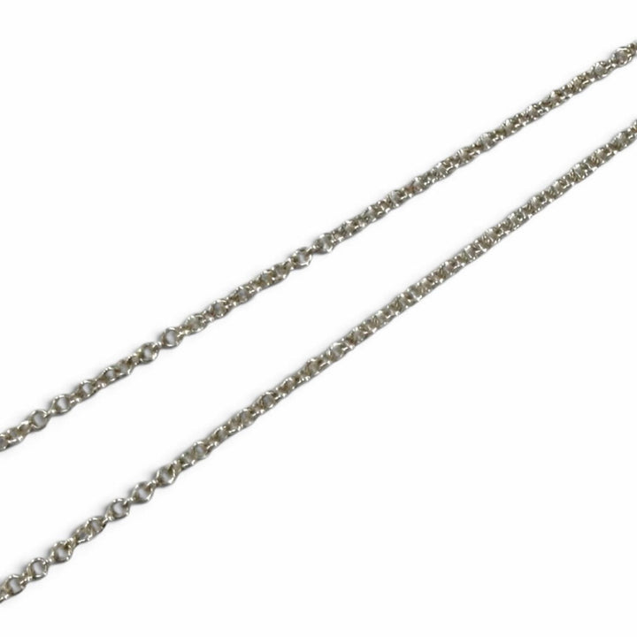 Great TIFFANY&Co. Necklace Smile Pendant Small Silver AG925 Women