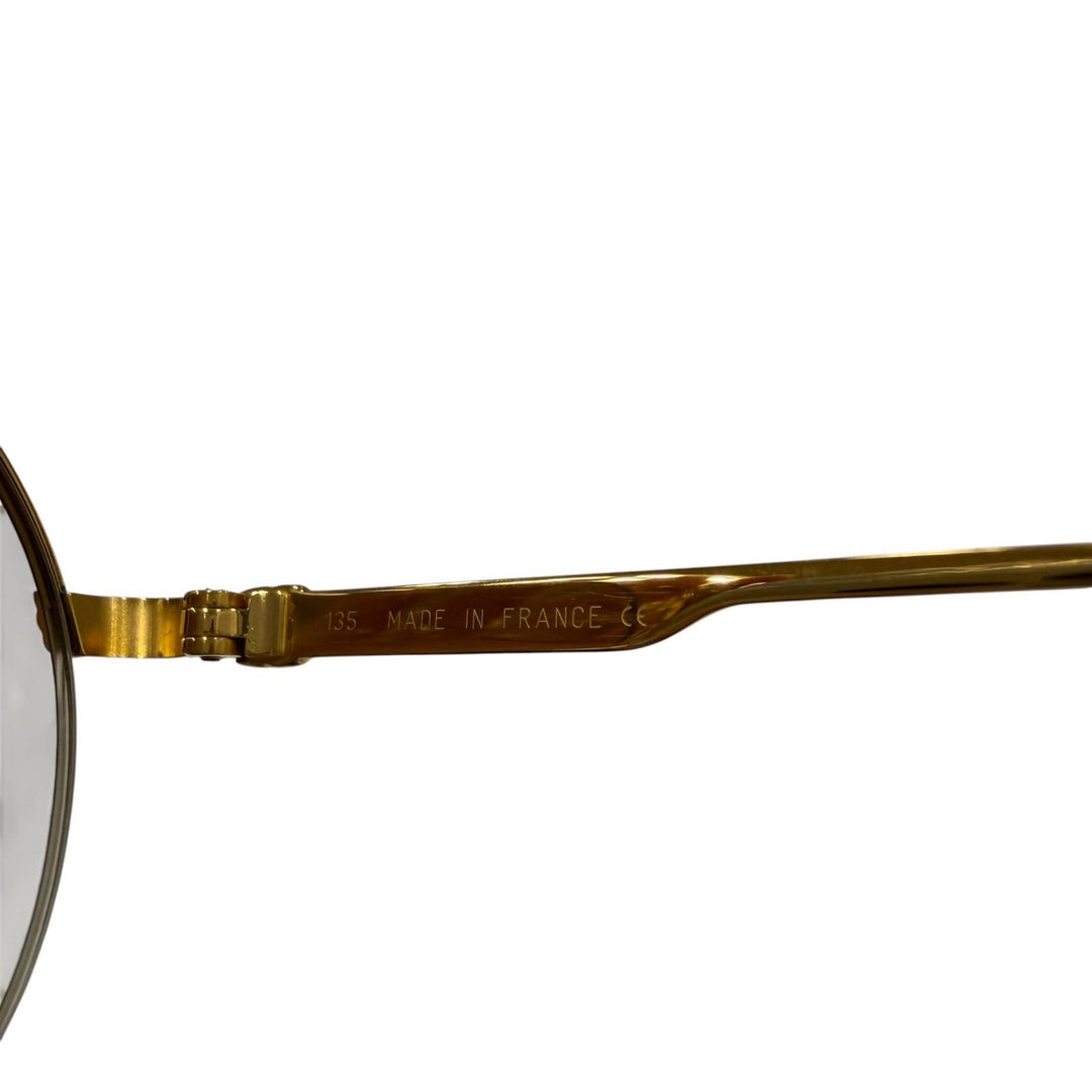 Great Cartier Glasses Trinity Two-bridge half-rim gold mens