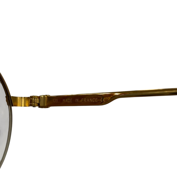 Great Cartier Glasses Trinity Two-bridge half-rim gold mens