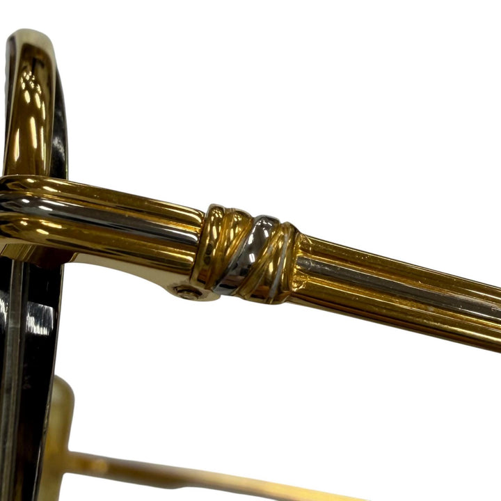 Great Cartier Glasses Trinity Two-bridge half-rim gold mens