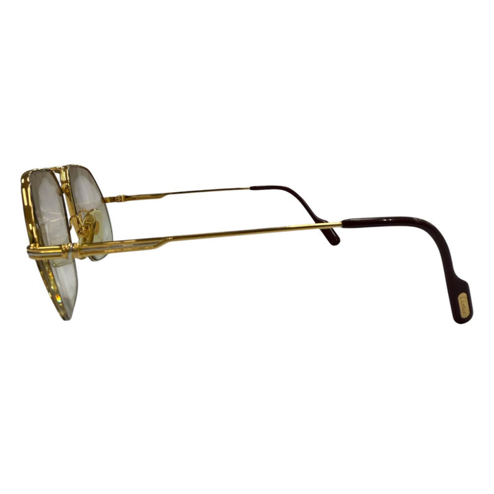 Great Cartier Glasses Trinity Two-bridge half-rim gold mens
