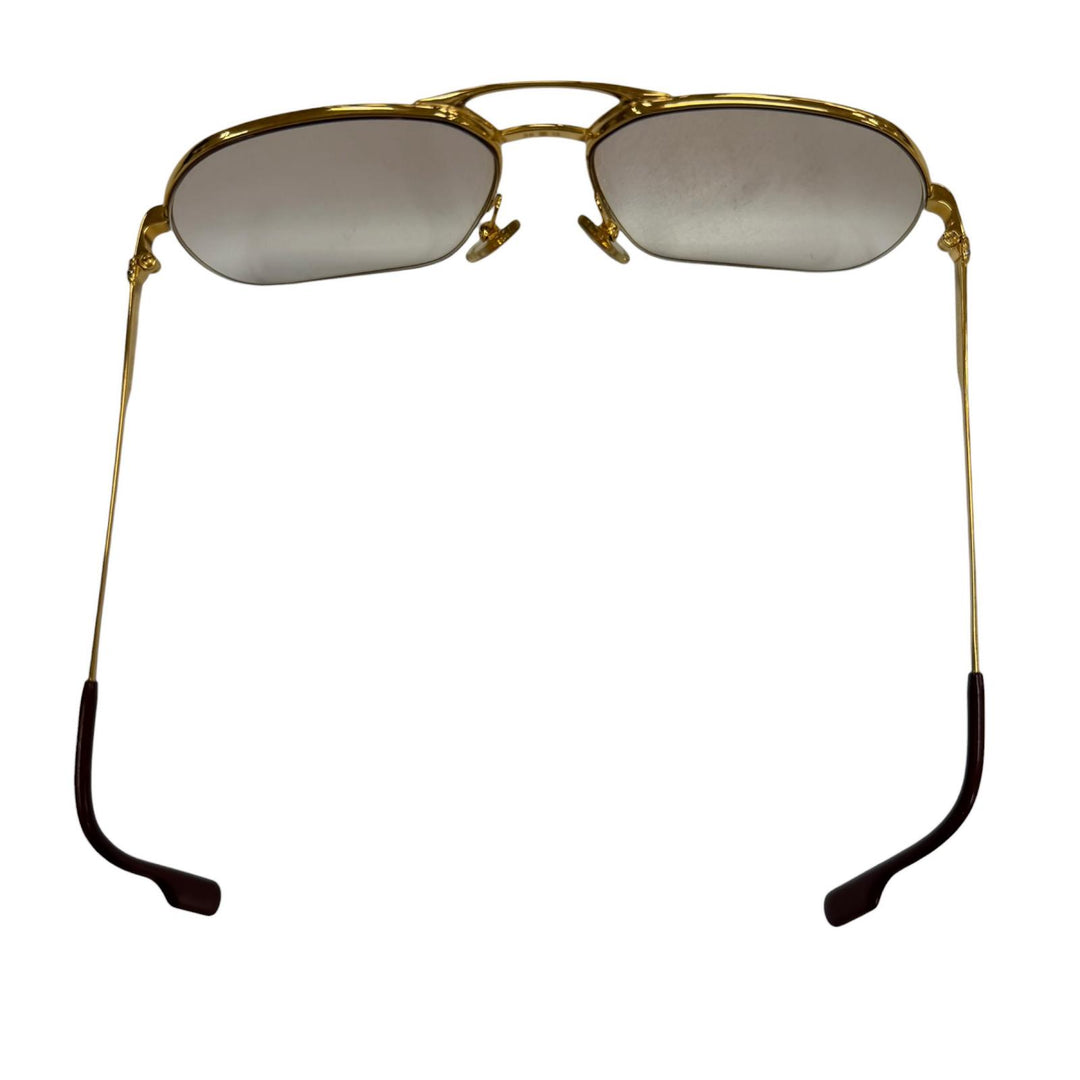 Great Cartier Glasses Trinity Two-bridge half-rim gold mens