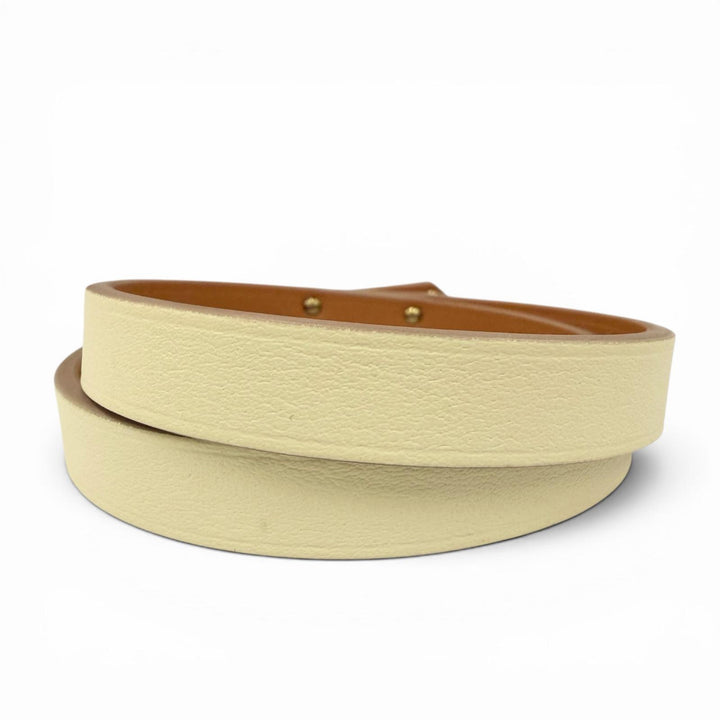 Pristine HERMES bracelet mini kelly double tour leather leather Women