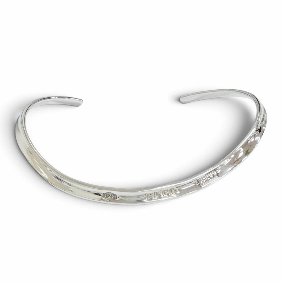 Great TIFFANY&Co. choker 1837 Narrow Choker Omega Accessories Silver 925 Women