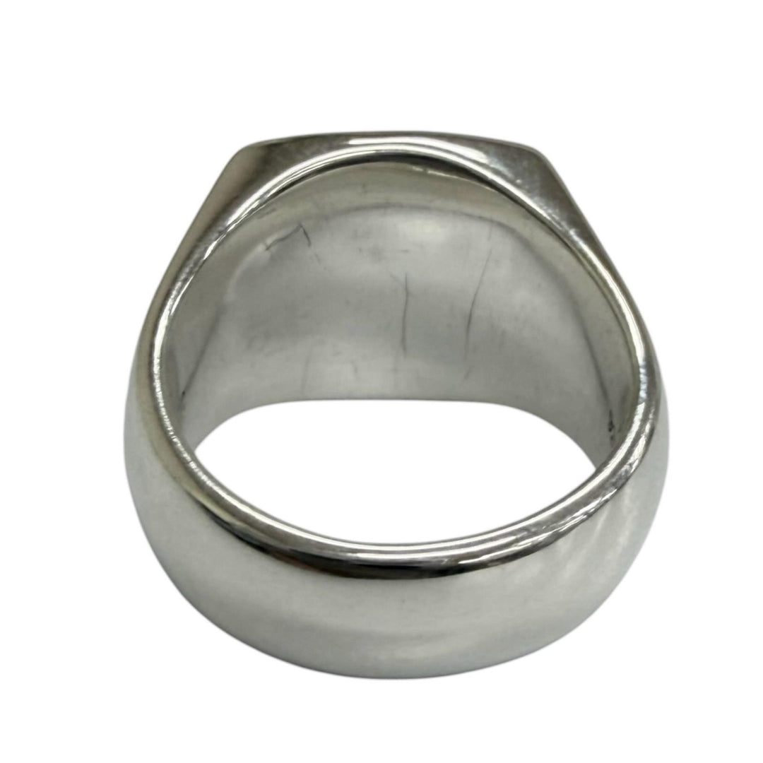 Great TOM WOOD Ring ring Cushion Larvikite Cushion ring Silver SV925