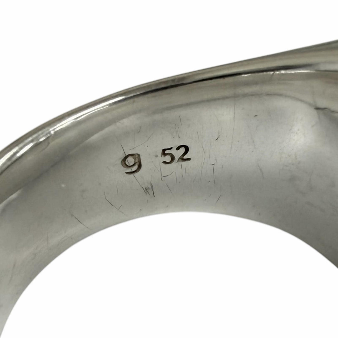 Great TOM WOOD Ring ring Cushion Larvikite Cushion ring Silver SV925