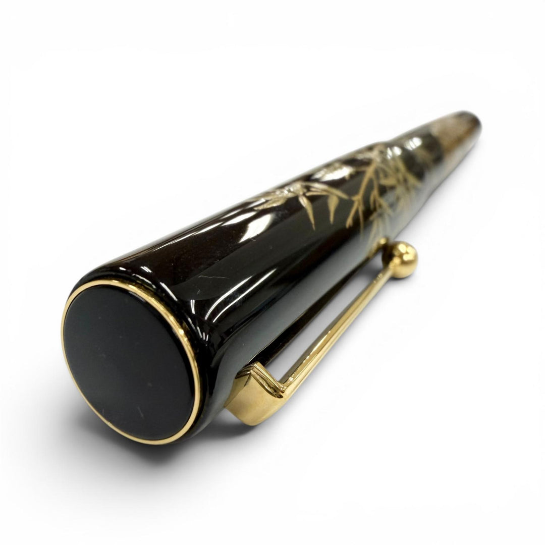 Excellent PILOT fountain pen Kokukokai Taka-Makie Zodiac Tiger black 18K mens