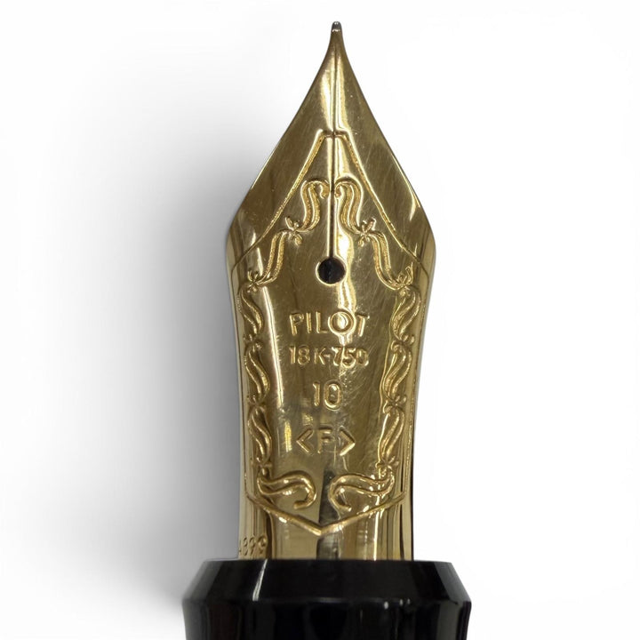 Excellent PILOT fountain pen Kokukokai Taka-Makie Zodiac Tiger black 18K mens