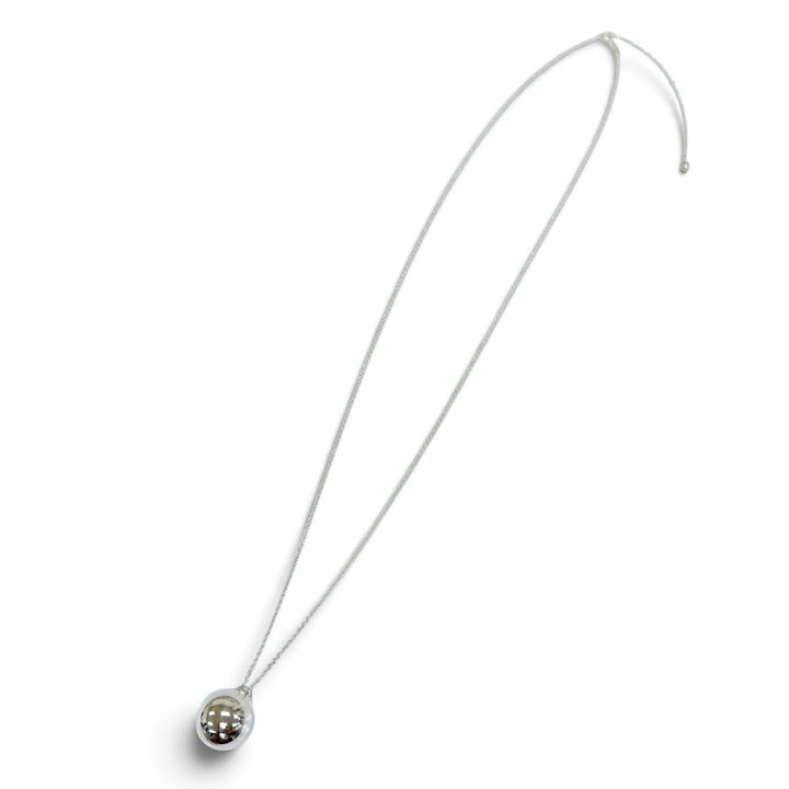 Great TIFFANY&Co. Necklace Ball Long Necklace Silver AG925 Women