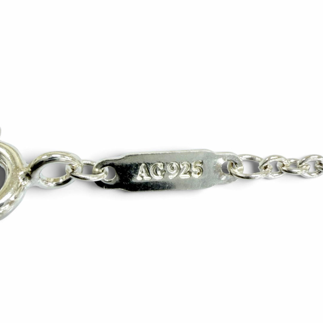Great TIFFANY&Co. Necklace Ball Long Necklace Silver AG925 Women