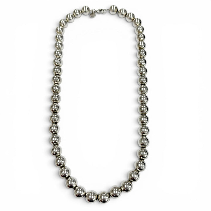 Great TIFFANY&Co. Necklace Hardware ball Silver AG925 mens
