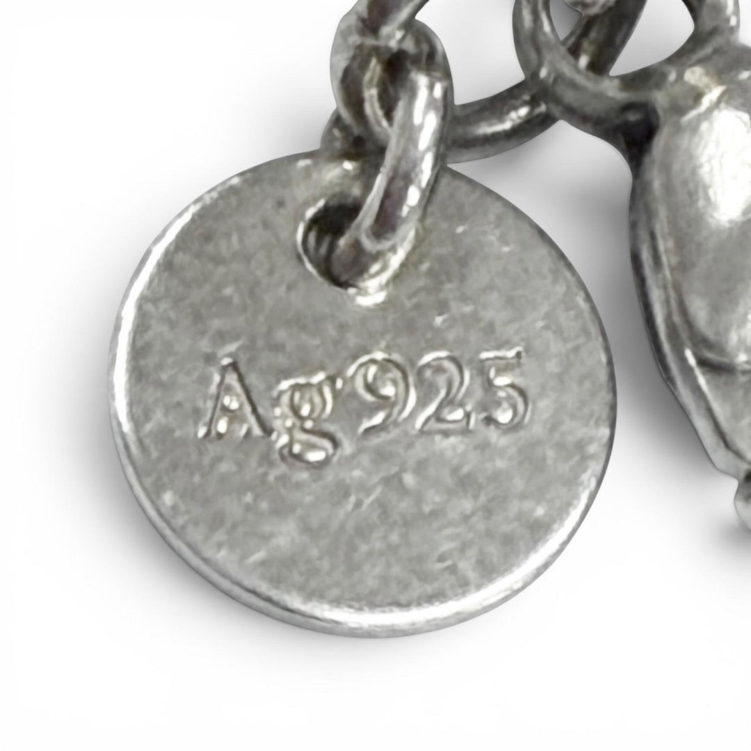 Great TIFFANY&Co. Necklace Hardware ball Silver AG925 mens