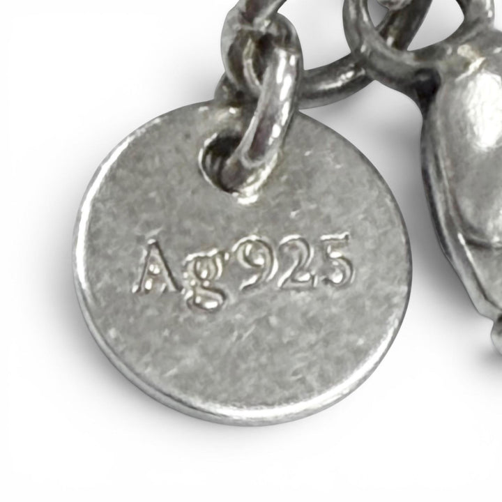 Great TIFFANY&Co. Necklace Hardware ball Silver AG925 mens