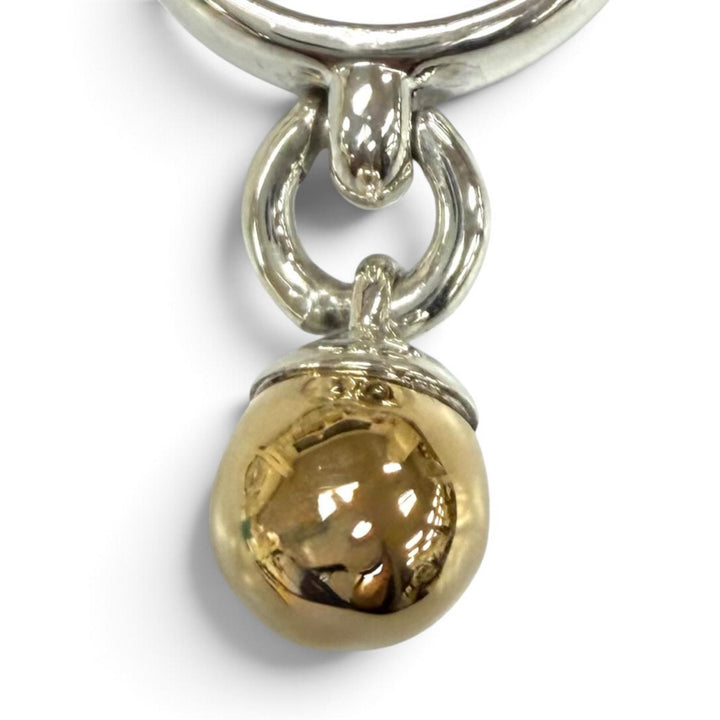 Great TIFFANY&Co. Ring ring 1995 Ball Dangle Silver 925 Women