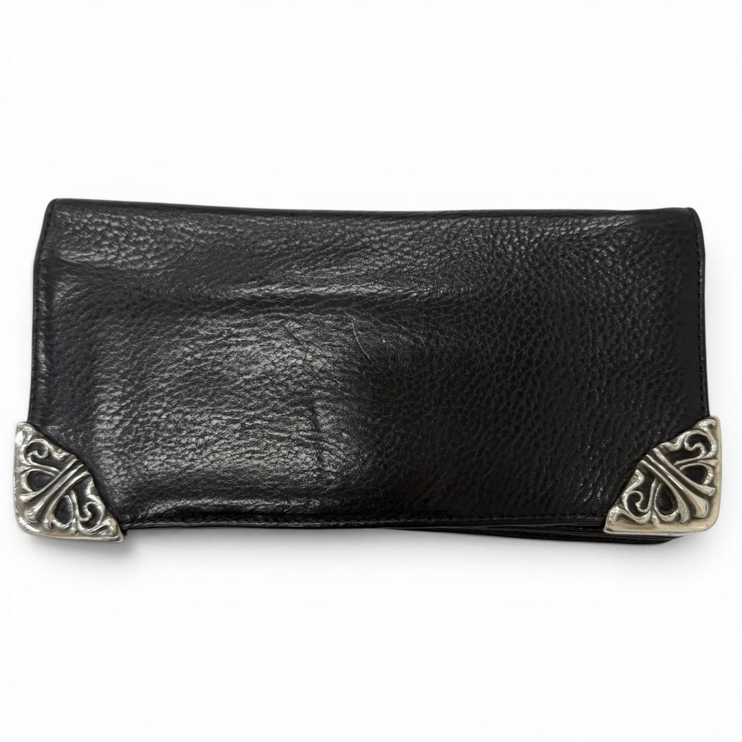 Good CHROME HEARTS Purse LNG SNGL FLD TIPS Single Fold Long Wallet