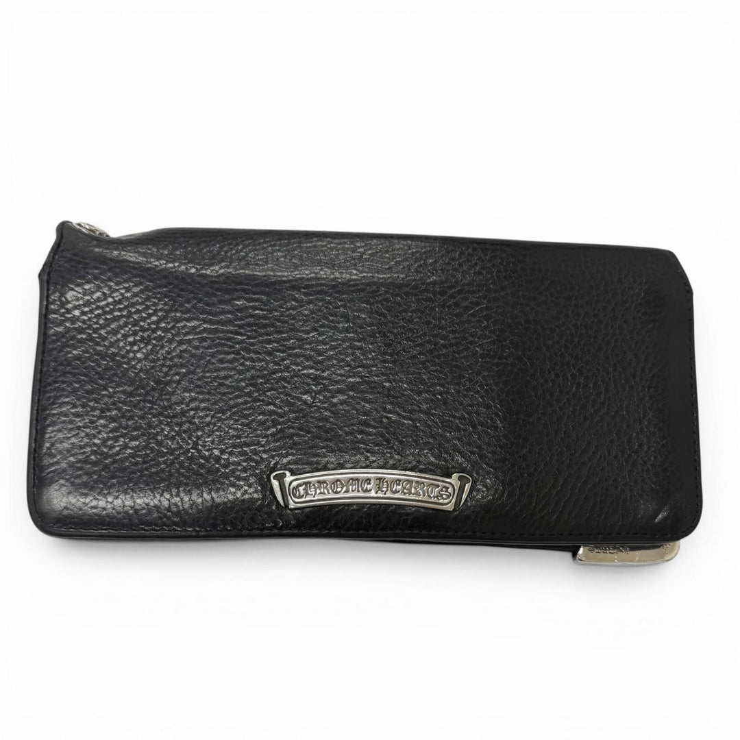 Good CHROME HEARTS Purse LNG SNGL FLD TIPS Single Fold Long Wallet