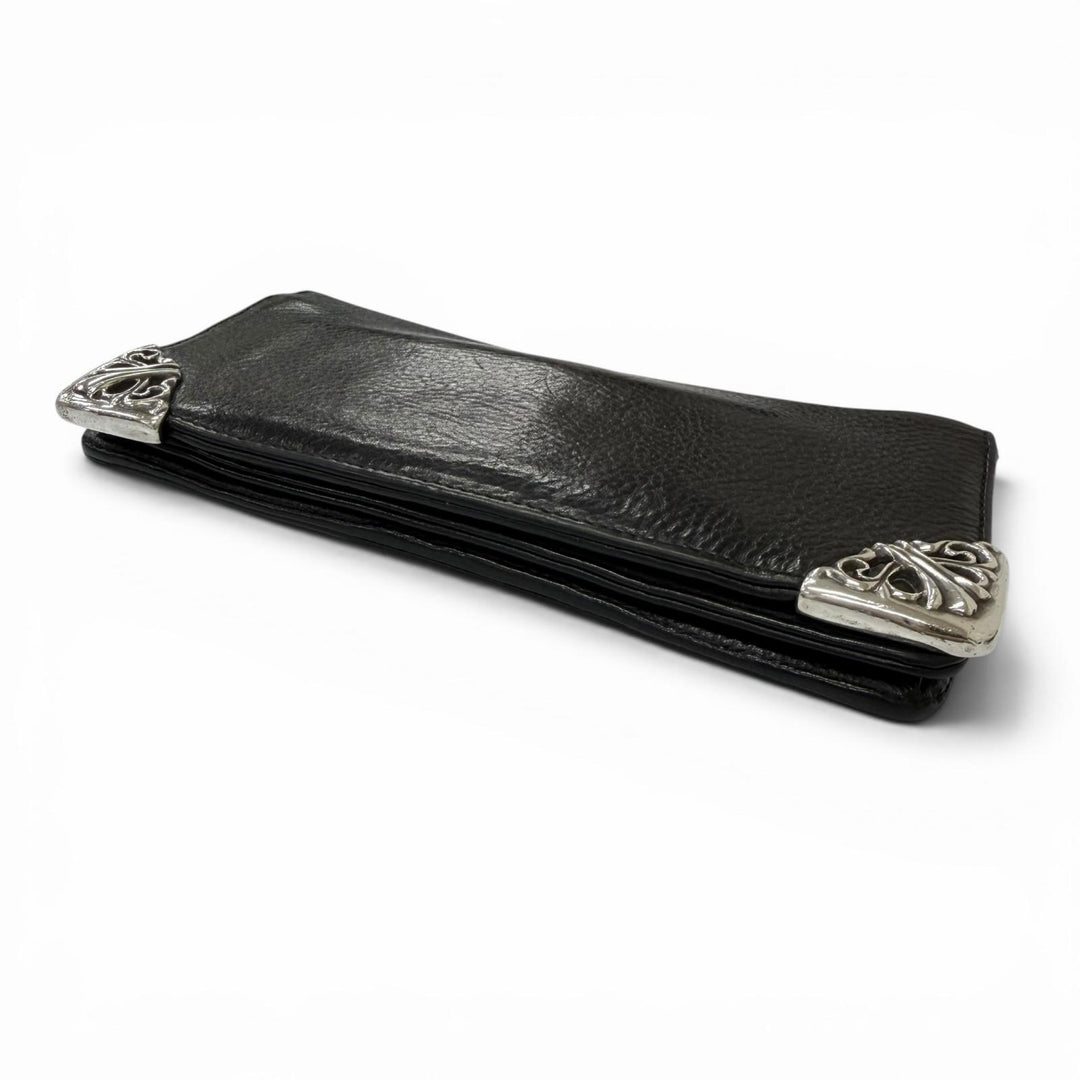 Good CHROME HEARTS Purse LNG SNGL FLD TIPS Single Fold Long Wallet